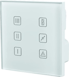 S22 - Sterownik S22 - szklany, przewodowy, panel dotykowy