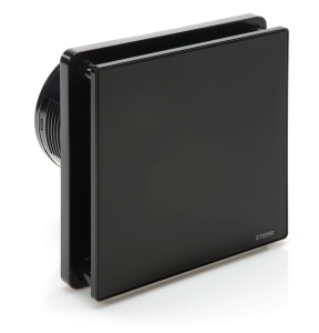 Wentylator STERR - BFS 100 T-B, czarny - Wentylator łazienkowy (timer)